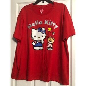 Hello Kitty By Sanrio Women's T-Shirt Size X-Large NWT B5